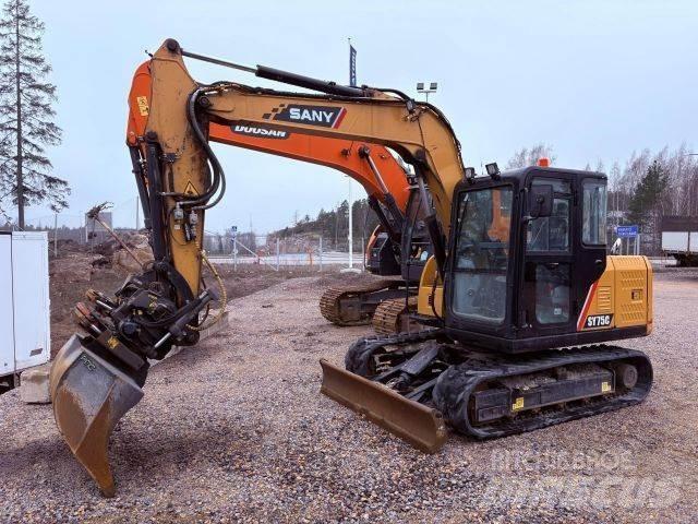 Sany SY75C Midikaivukoneet 7t - 12t