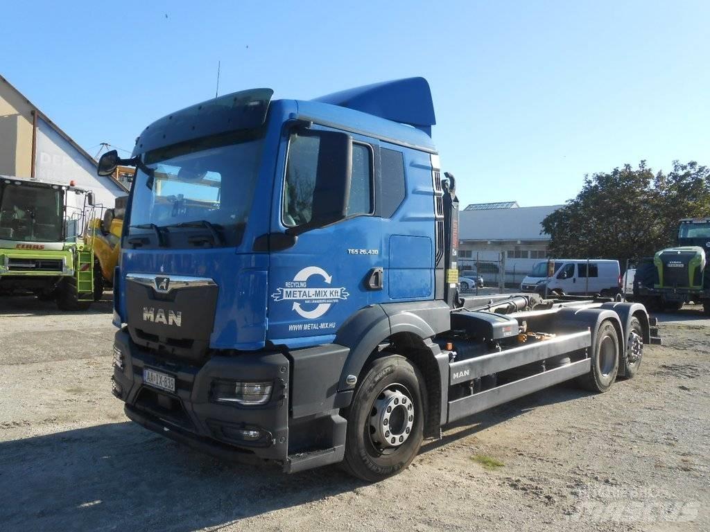 MAN TGS 26.430 Nostovarsi-vaihtolavakuorma-autot
