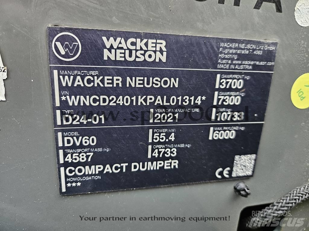 Wacker Neuson DV 60 Minidumpperit