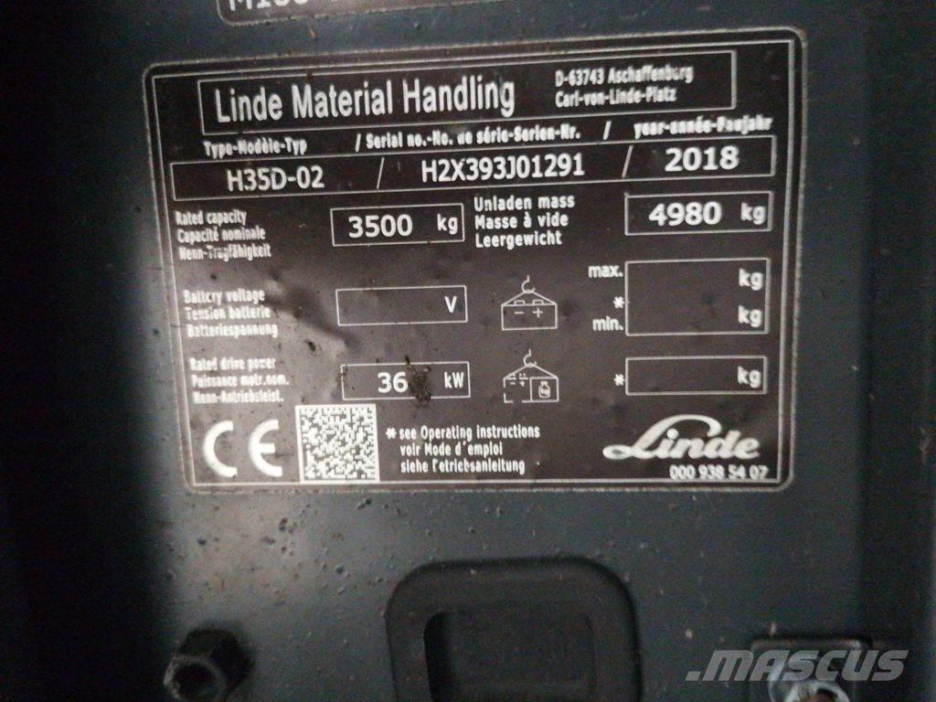 Linde H35D-02 Dieseltrukit