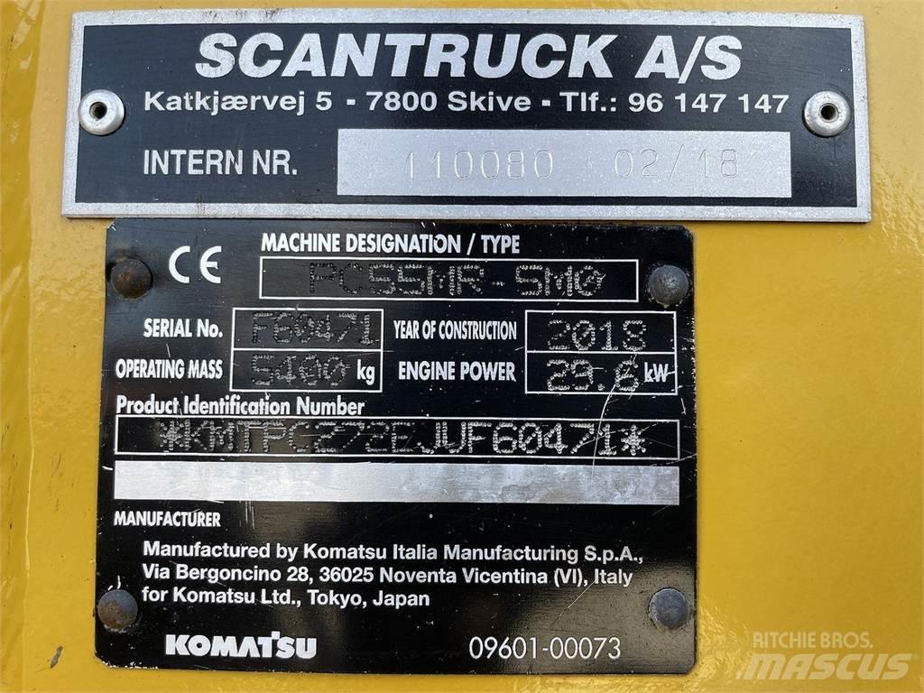 Komatsu PC55MR-5 Pyöräkaivukoneet