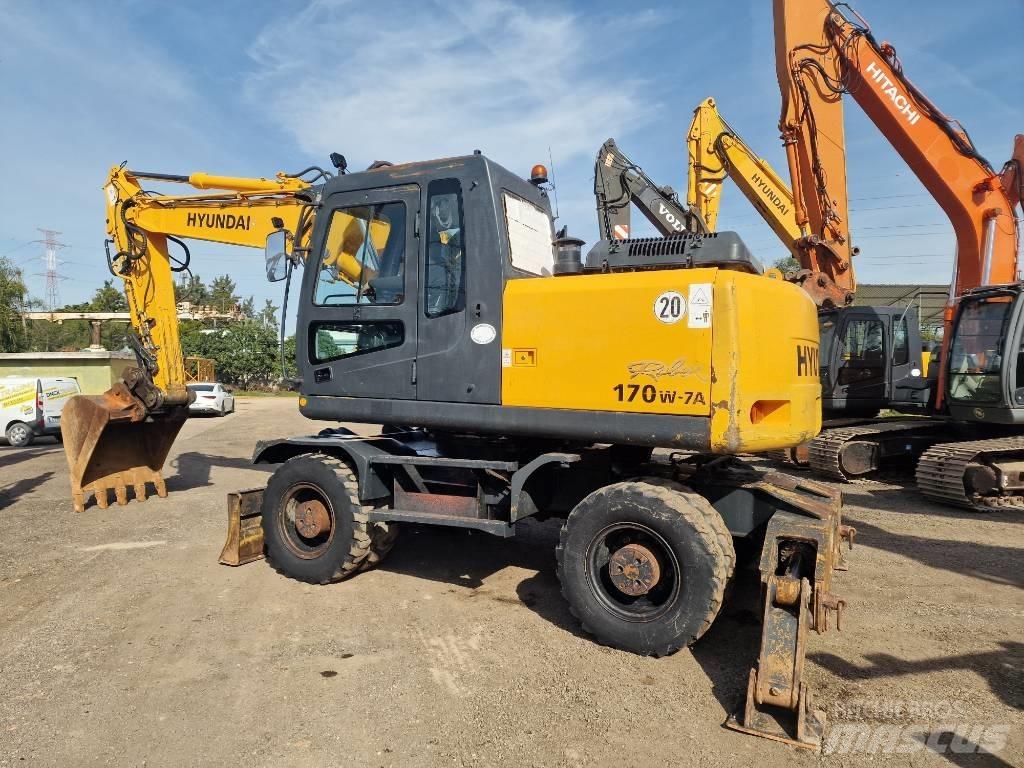 Hyundai R 170 W Pyöräkaivukoneet