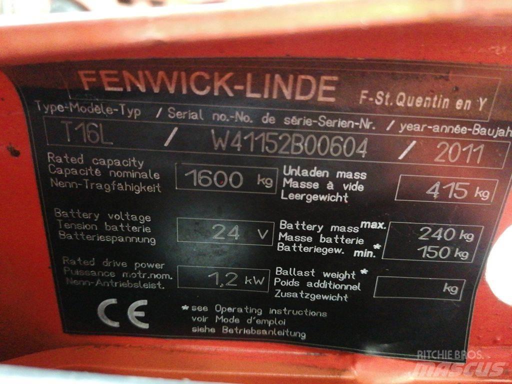 Linde T16L Lavansiirtotrukit