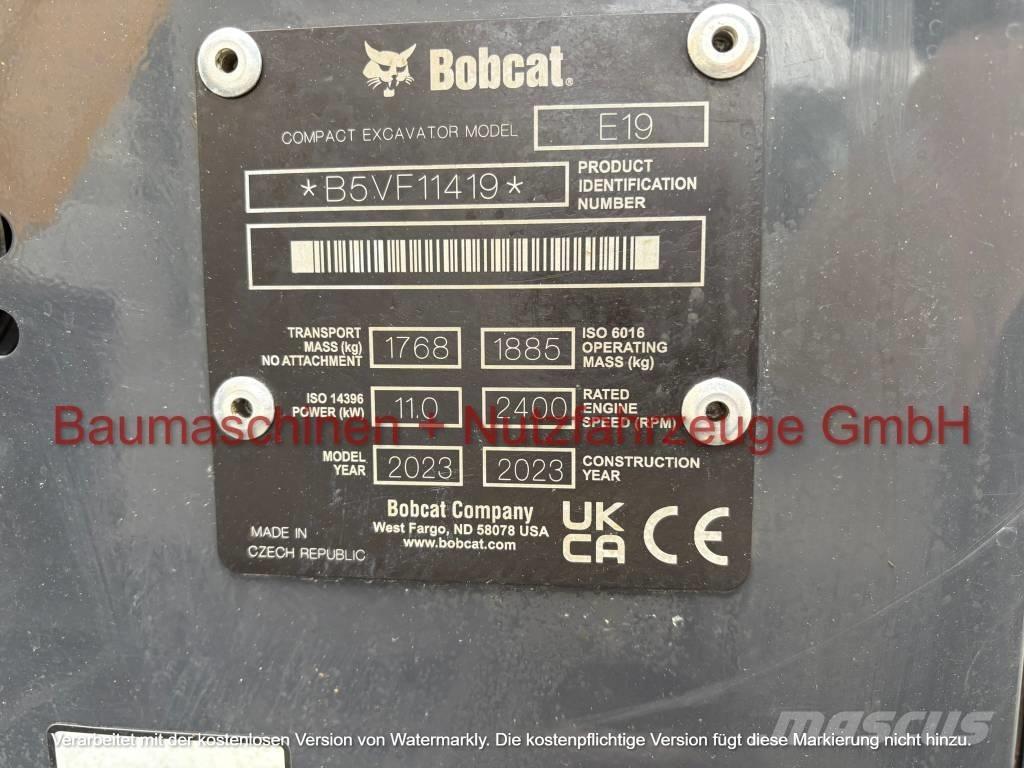 Bobcat E 19 Minikaivukoneet < 7t