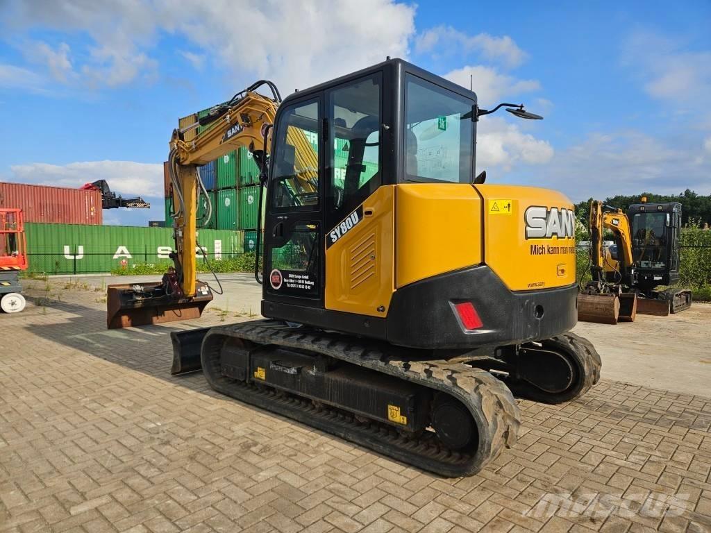 Sany SY 80 U Midikaivukoneet 7t - 12t