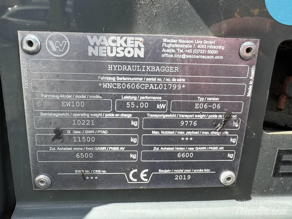 Wacker Neuson EW100 Pyöräkaivukoneet