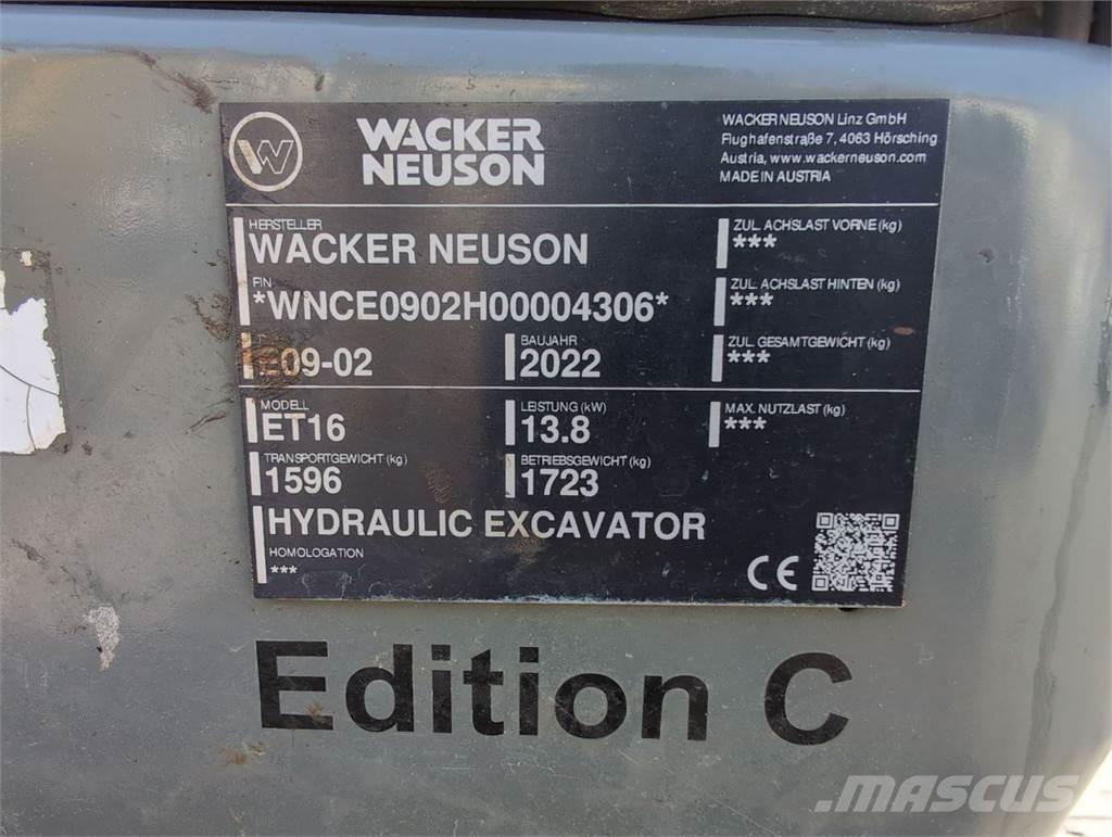 Wacker Neuson ET16 Telakaivukoneet