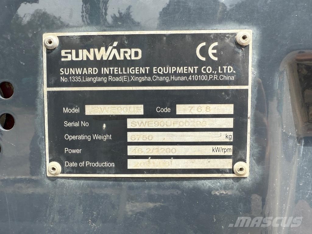 Sunward SWE 90 Midikaivukoneet 7t - 12t