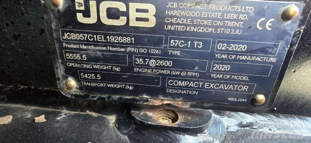 JCB 57 C-1 Minikaivukoneet < 7t