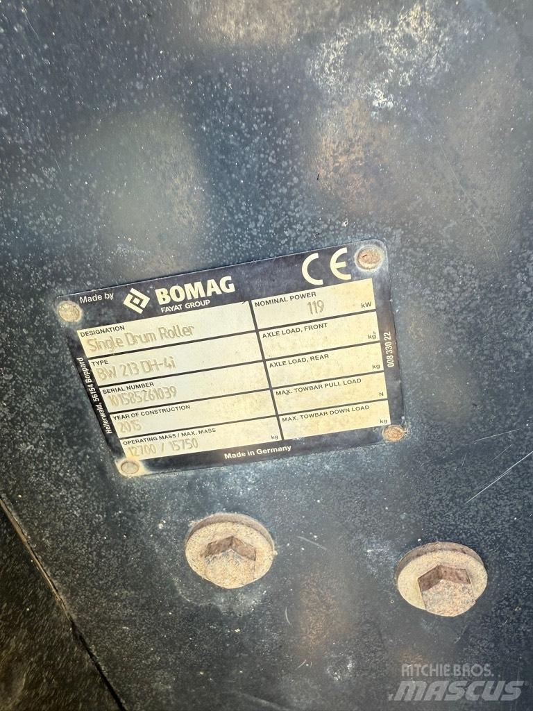 Bomag BW 213 D H-4 Tiivistyskoneet