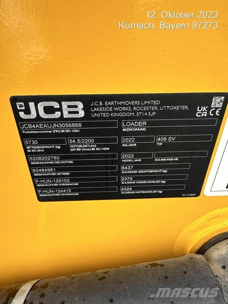 JCB 409 Pyöräkuormaajat