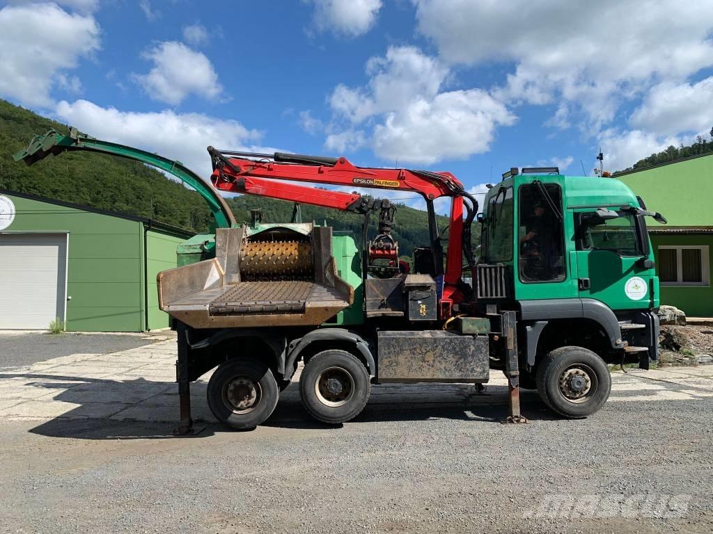 JENZ MAN TGS 6x4 Haketuskoneet