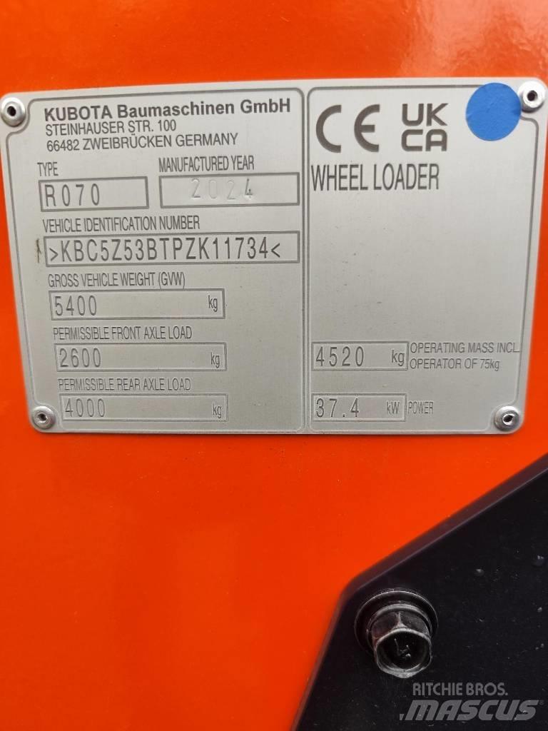 Kubota R 070 Pyöräkuormaajat