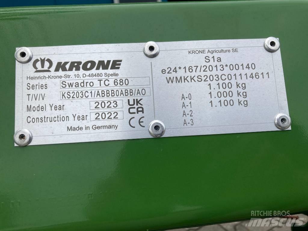 Krone Swadro TC 680 Karhottimet