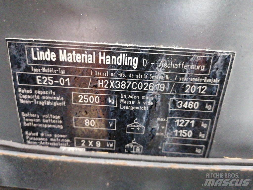 Linde E25-01 Sähkötrukit