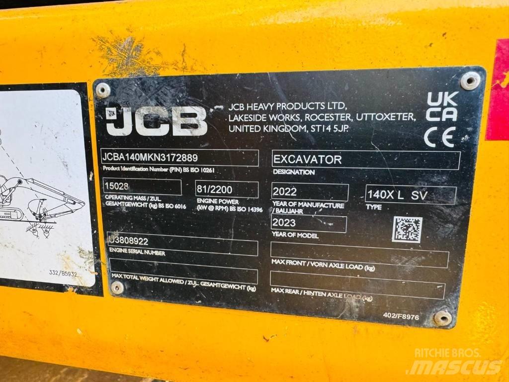 JCB 140 X Telakaivukoneet