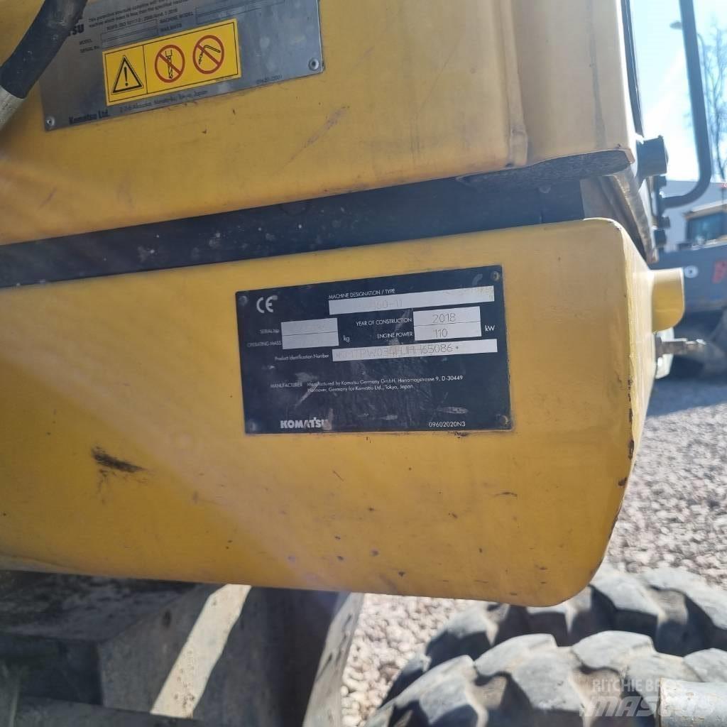 Komatsu PW160 - 11 Pyöräkaivukoneet