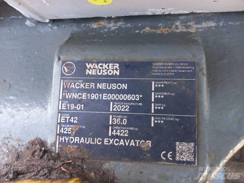 Wacker Neuson ET42 Telakaivukoneet