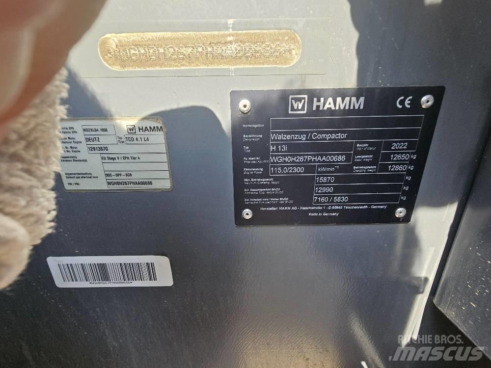 Hamm H13 i Yksivalssijyrät