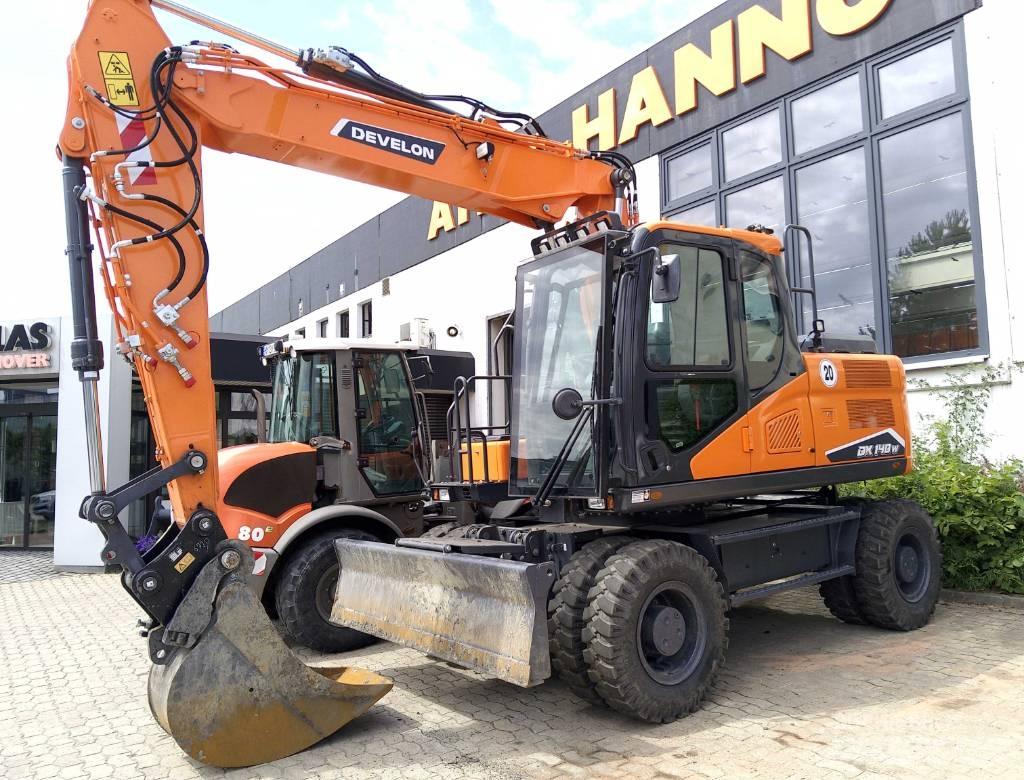 Doosan DX140W-7 Pyöräkaivukoneet