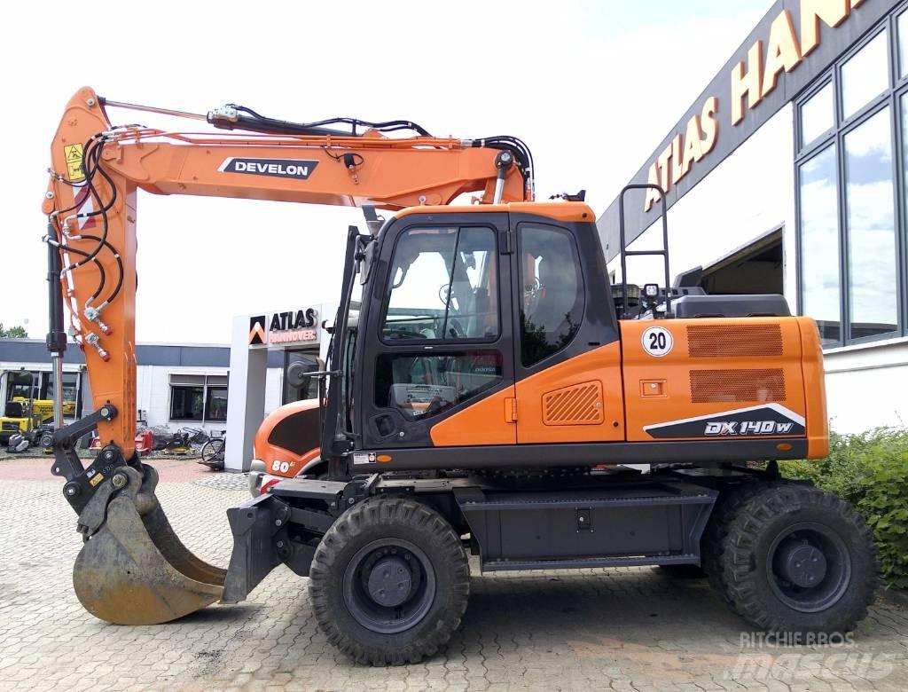 Doosan DX140W-7 Pyöräkaivukoneet