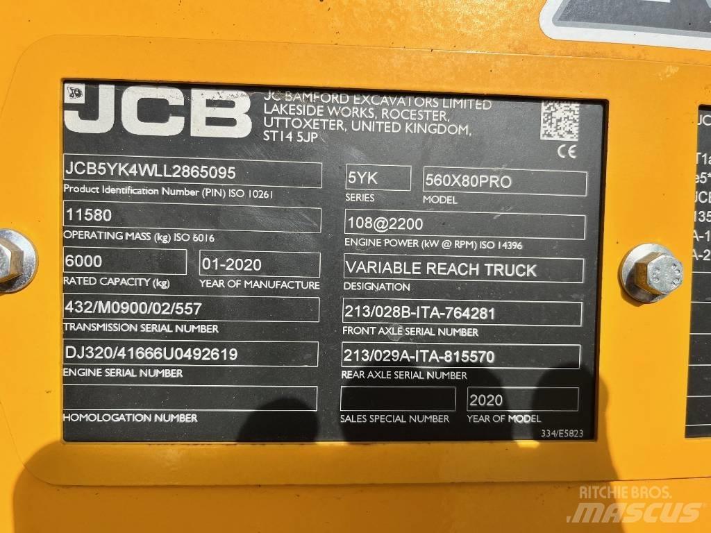 JCB 560-80 AGRI PRO Kurottajat