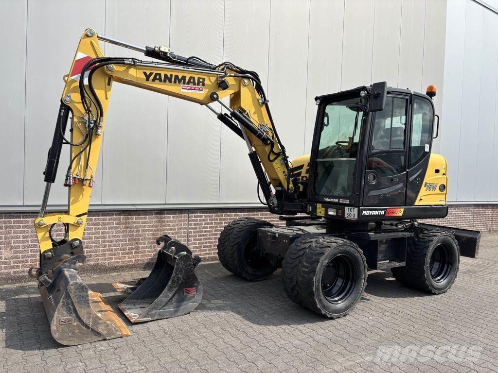 Yanmar B75W Pyöräkaivukoneet