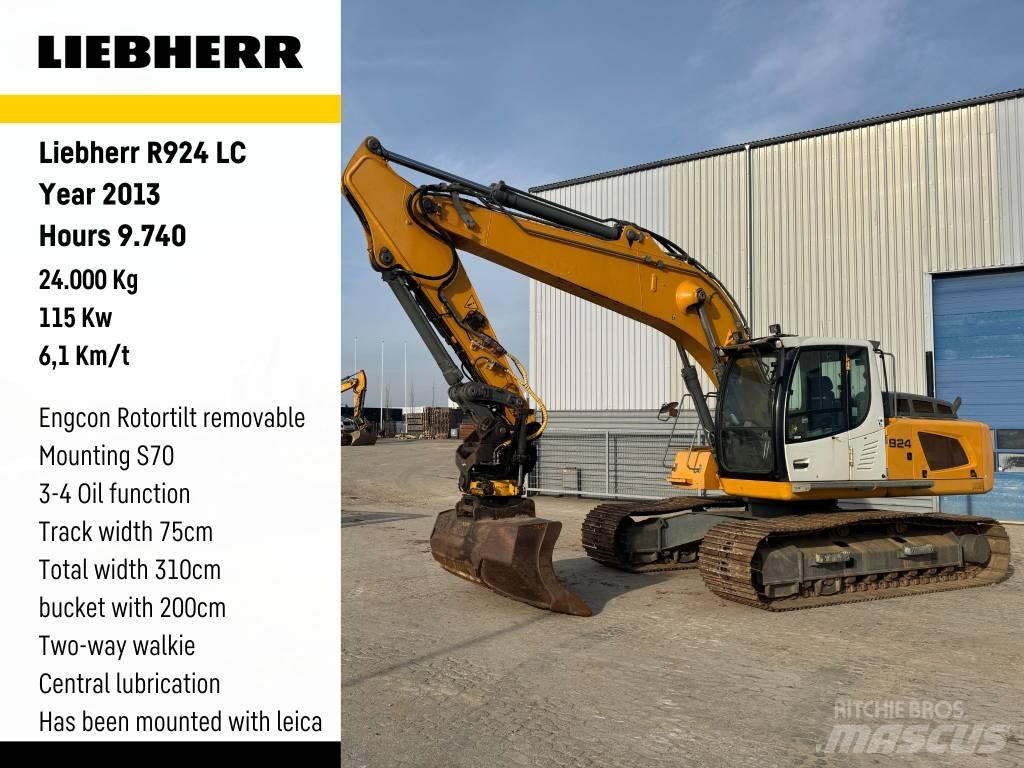 Liebherr R 924 Telakaivukoneet