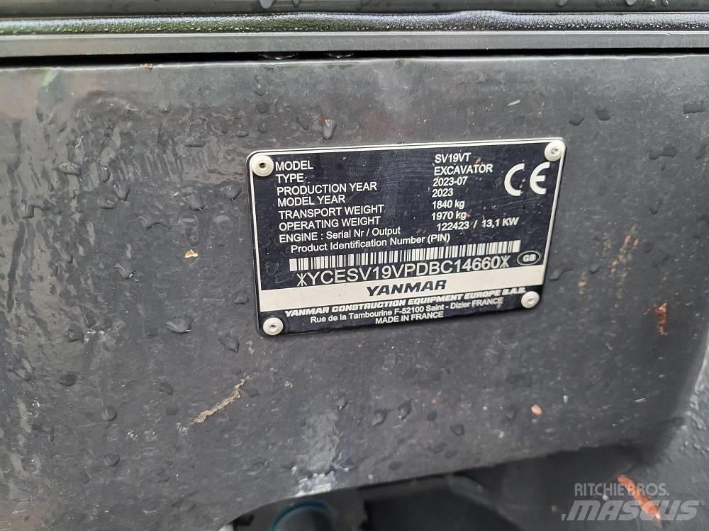 Yanmar SV 19 VT Minikaivukoneet < 7t