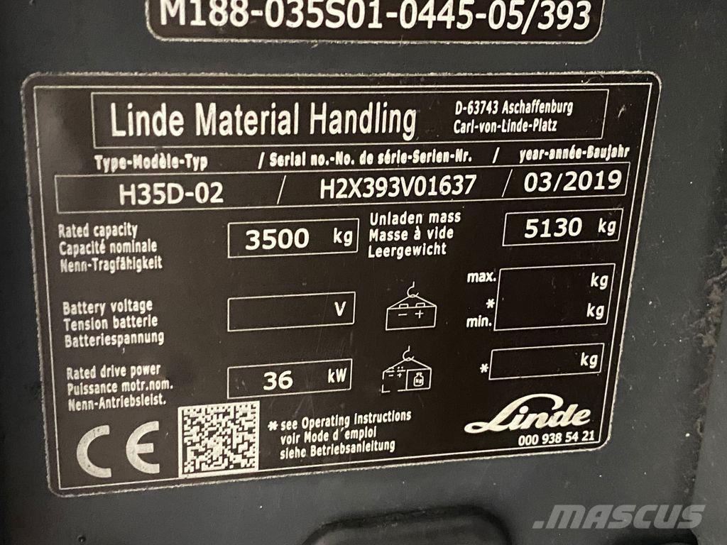 Linde H35D-02 Dieseltrukit