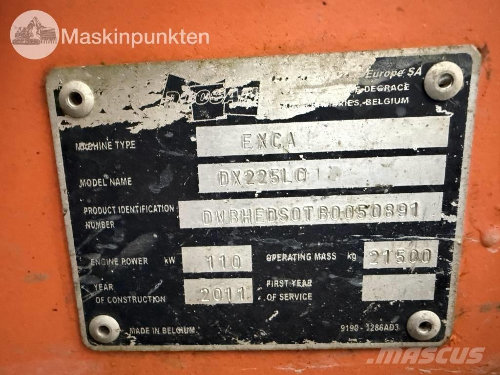 Doosan DX 225 LC Telakaivukoneet
