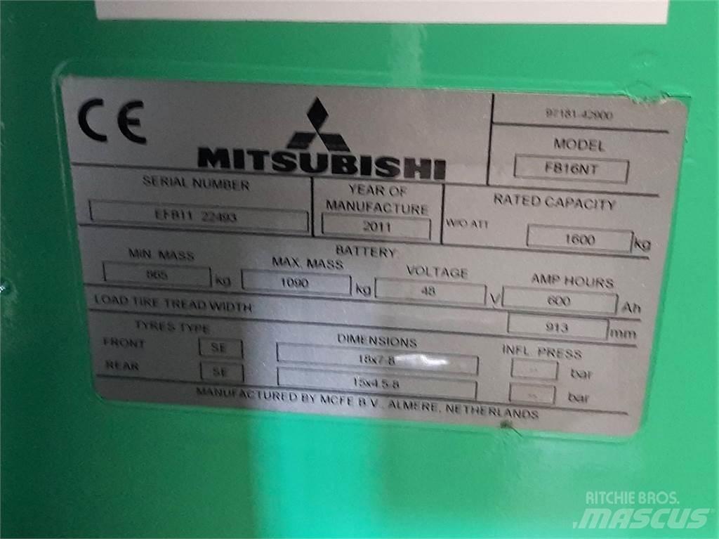 Mitsubishi FB16NT Sähkötrukit