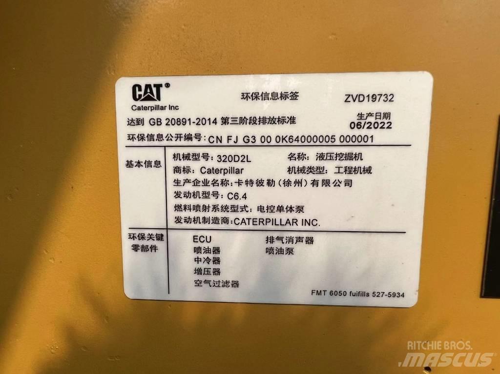 CAT 320 D Telakaivukoneet