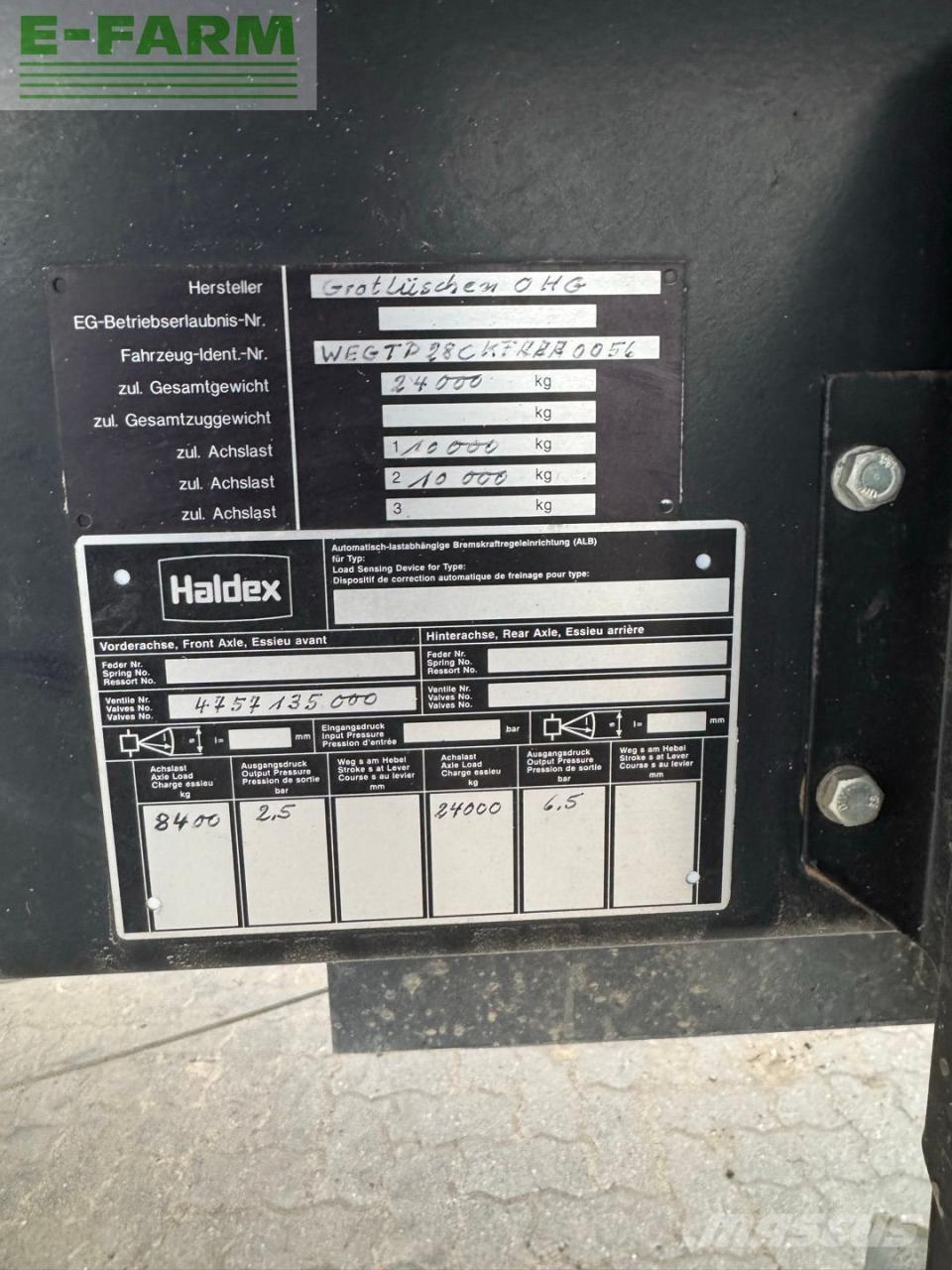  Güde Grotlüschen Yleisperävaunut