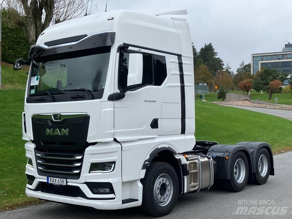 MAN TGX 28.520 Vetopöytäautot