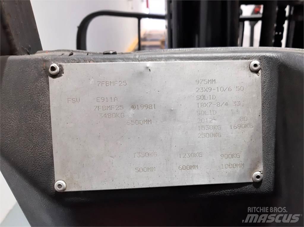 Toyota 7FBMF25 Sähkötrukit