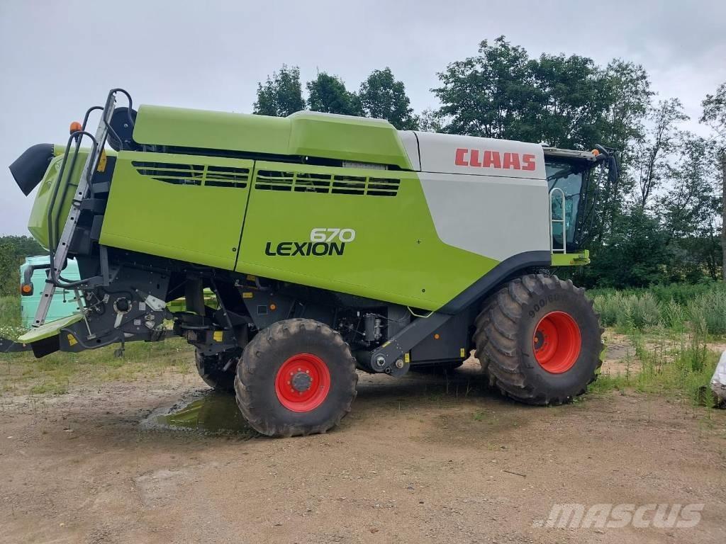 CLAAS Lexion 670 Leikkuupuimurit