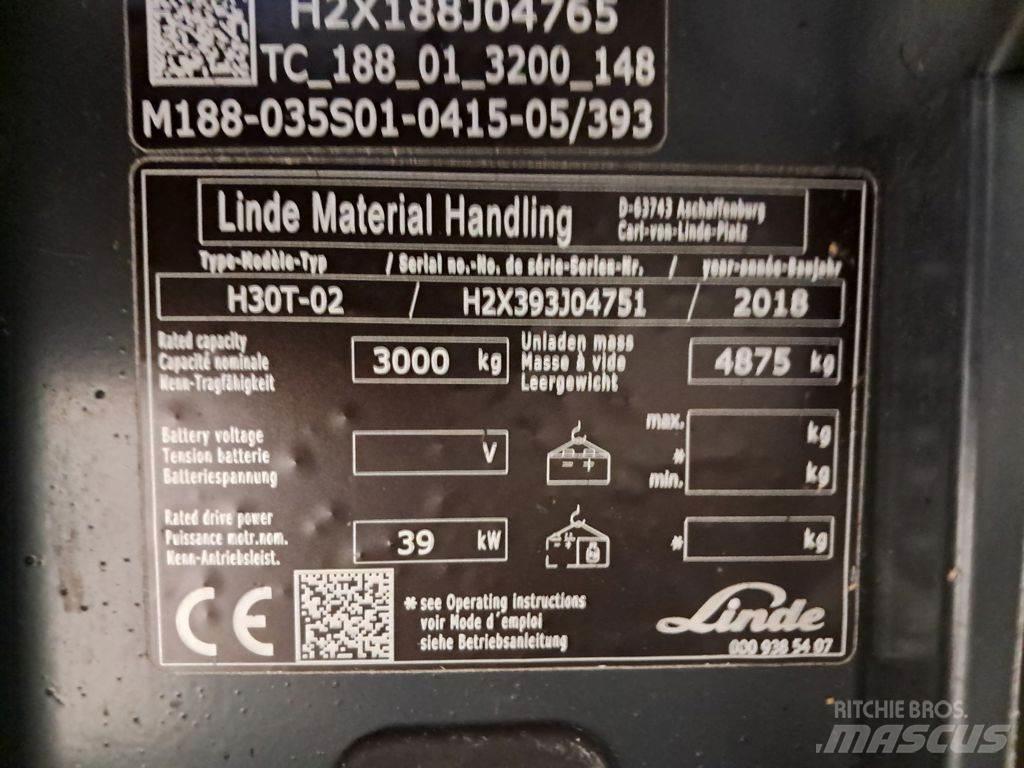 Linde H30T-02 Nestekaasutrukit