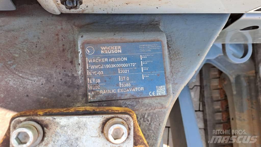 Wacker Neuson ET58 Telakaivukoneet