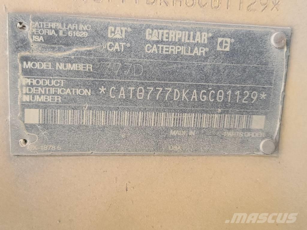 CAT 777 D Dumpperit