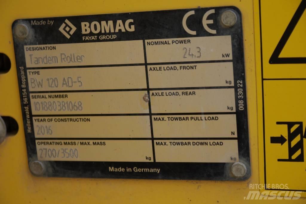 Bomag BW 120 AD-5 Tandemjyrät