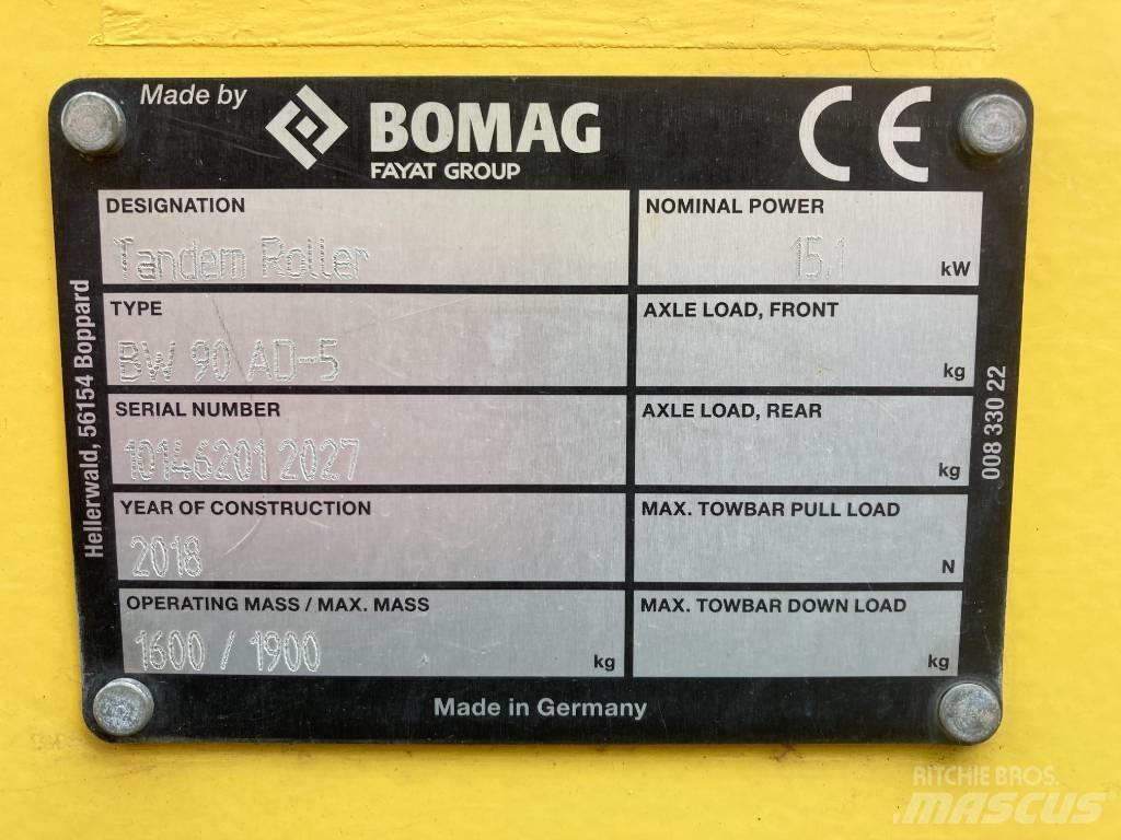 Bomag BW 90 AD-5 Tandemjyrät