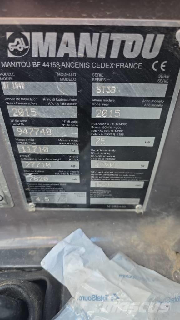 Manitou MT 1840 Muut koneet