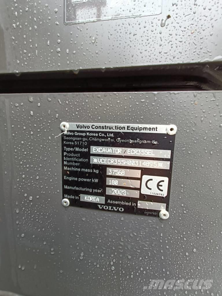 Volvo ECR 355 EL Telakaivukoneet