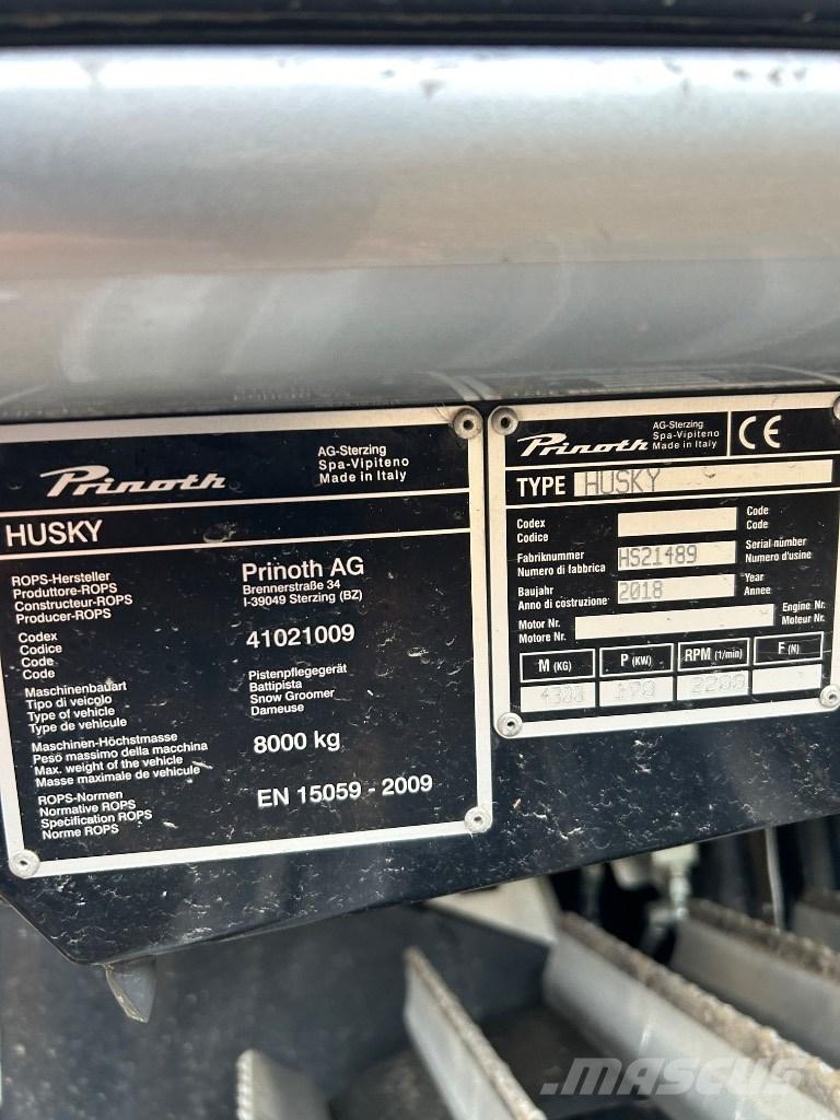 Prinoth Husky Rinnekoneet