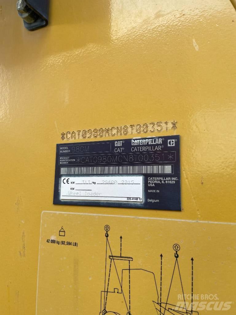 CAT 980M Pyöräkuormaajat