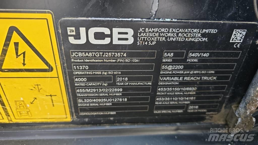 JCB 540-140 Kurottajat