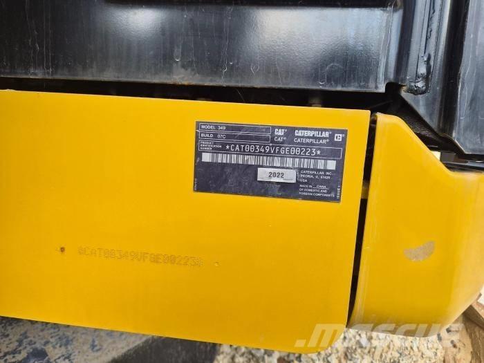 CAT 349 Telakaivukoneet