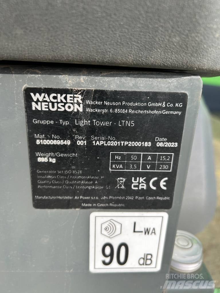 Wacker Neuson LTN 5 Valopylväät