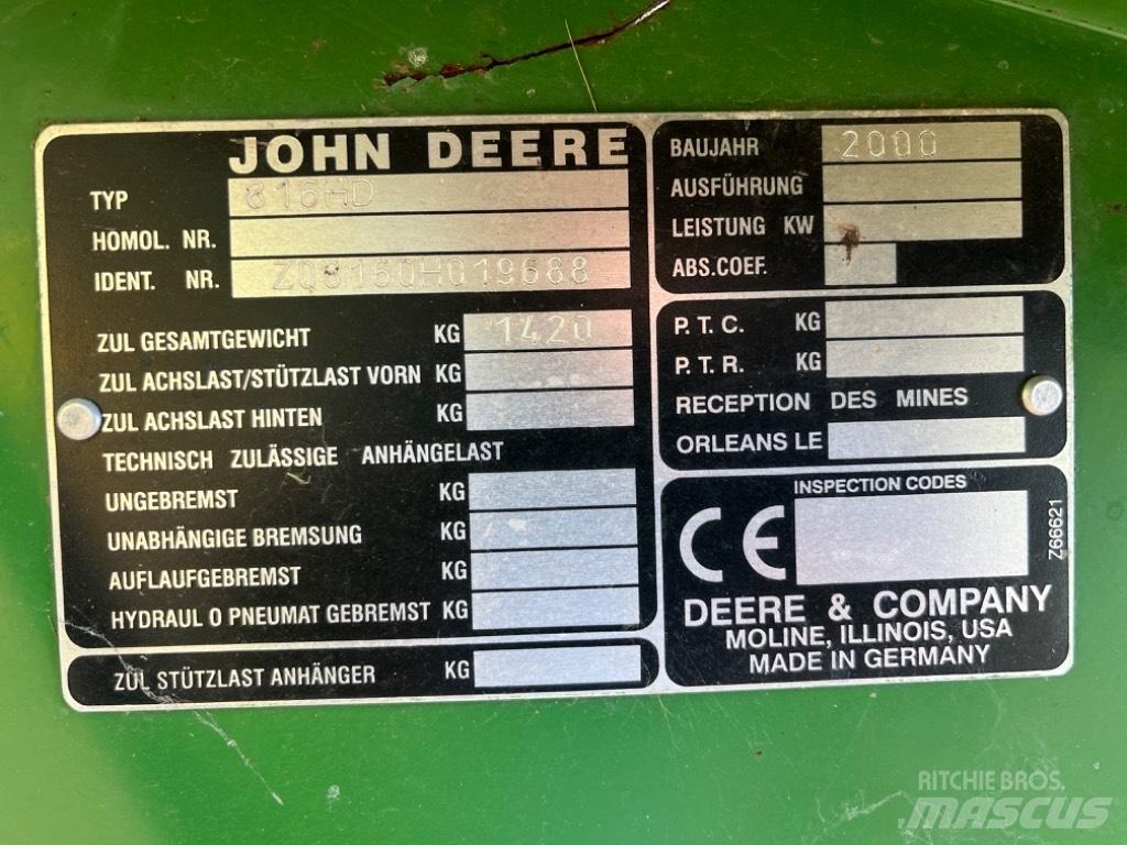 John Deere 2256 Leikkuupuimurit